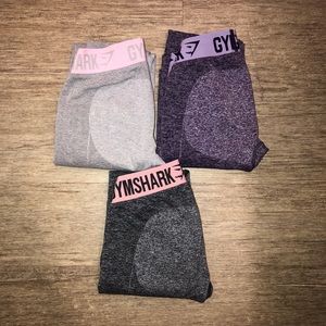 Bundle of 3 Gymshark Flex Leggings